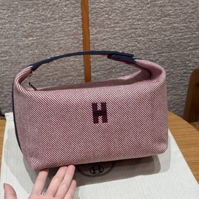 Tomette Toile Bridea Brac Large Model Case Palladium Hardware