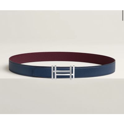 Hau Carre Reversible Leather Belt 32mm
