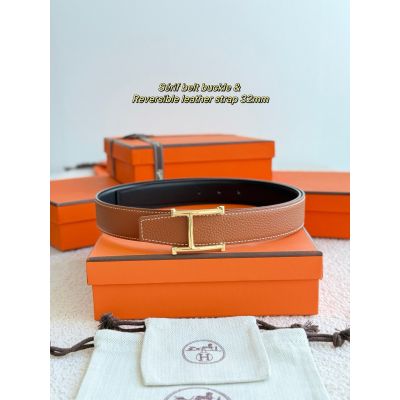 Serif Reversible leather belt 32mm