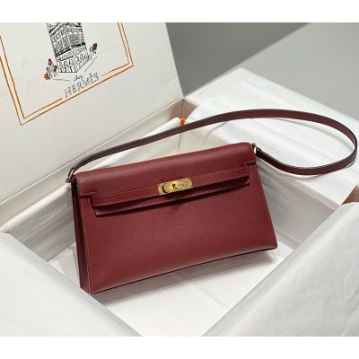 Rouge H Madame Chevre Kelly Elan Gold Hardware