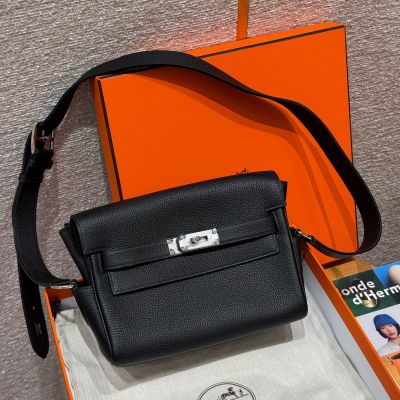 Black Togo Kelly Messenger PM Palladium Hardware