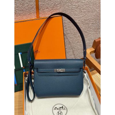 Blue Presse Togo Kelly Depeches 25 Palladium Hardware