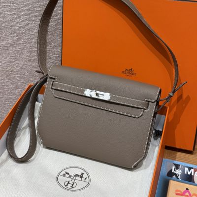 Etoupe Togo Kelly Depeches 25 Palladium Hardware