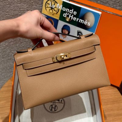 Chai Epsom Pochette Gold Hardware