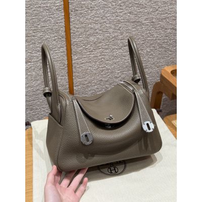 Etoupe Clemence Lindy 26 Palladium Hardware