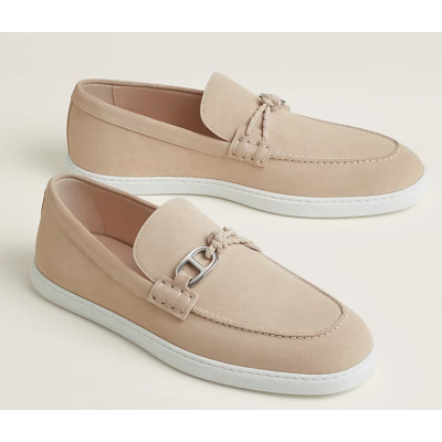 Hermes Suede Ignacio Mocassins,  Size 35-46