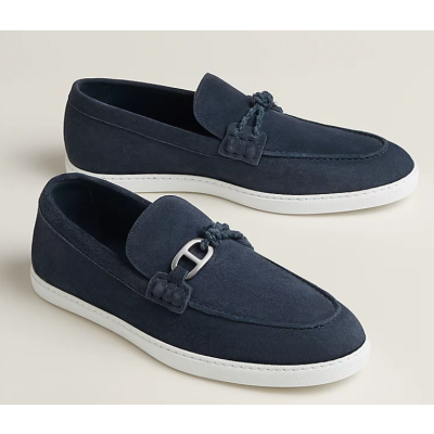 Hermes Suede Ignacio Mocassins,  Size 35-46