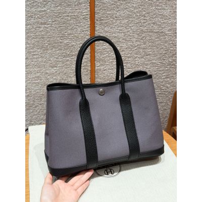 Black Negonda and Ardoise Toile Canvas Garden Party 30 TPM Palladium Hardware